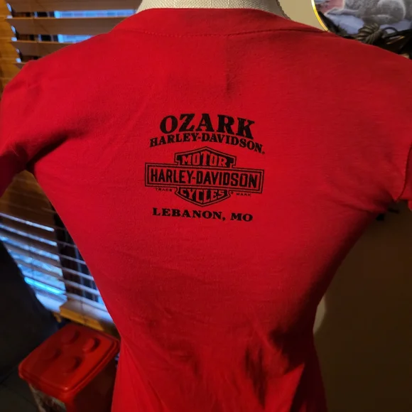 Harley-Davidson Red Graphic Tee - Picture 2 of 3